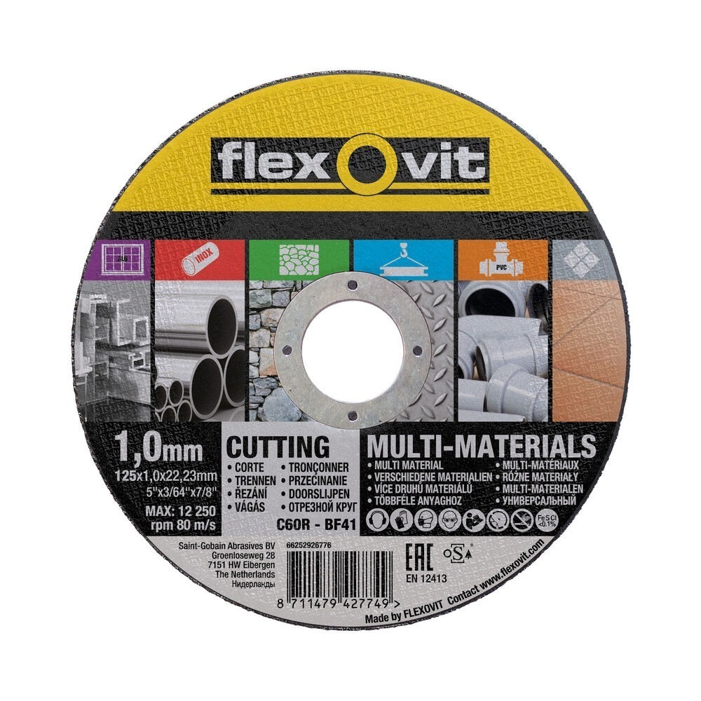 Lõikeketas 125x1,0x22,23 multi universaalne