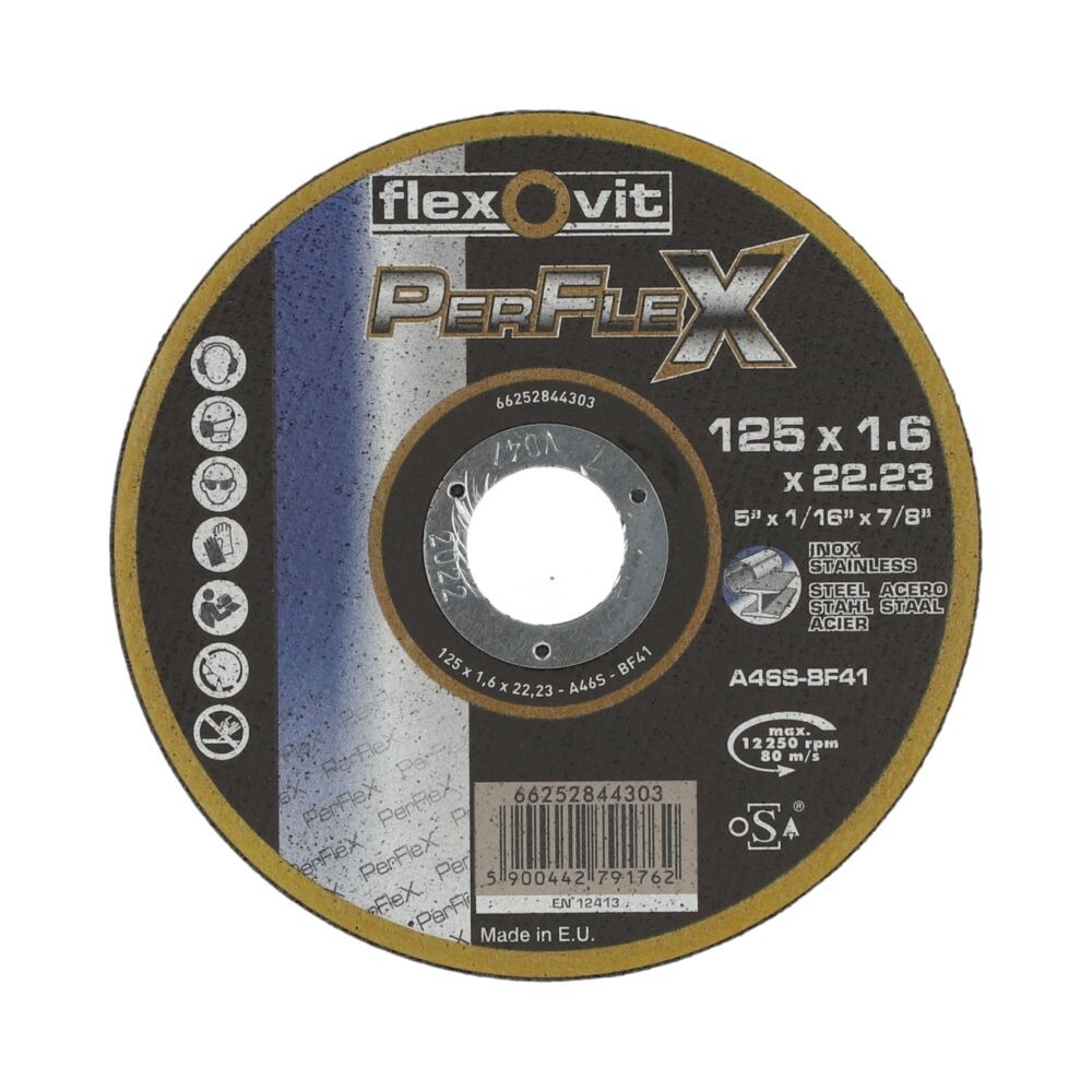Metalli lõikeketas 125x1,6x22,2 A46S-BF41 Perflex **