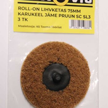 Roll-on lihvketas 75mm karukeel jäme pruun FB SL3 3 tk *