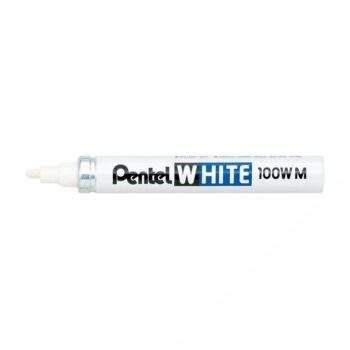 Marker Pentel valge X100W-M 3,9mm peen