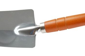 Kühvel 25cm kroom puitkäepide