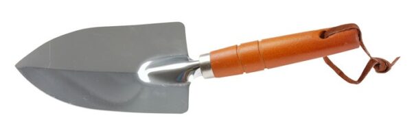 Kühvel 25cm kroom puitkäepide