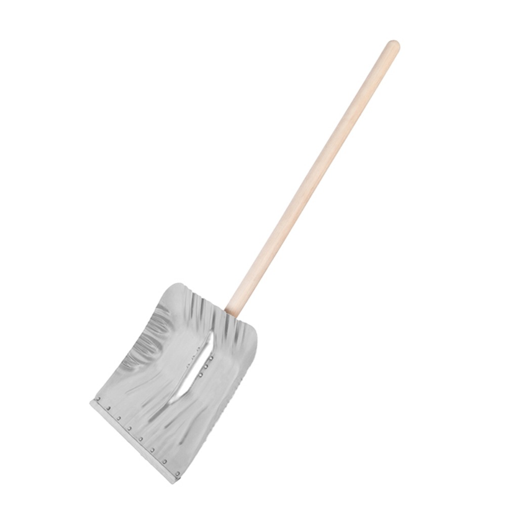 Alumiiniumist teraviljakühvel ALASKA puidust varrega