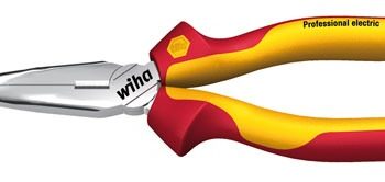 Pikkmokk tangid 160mm, painutatud, 1000V Wiha *