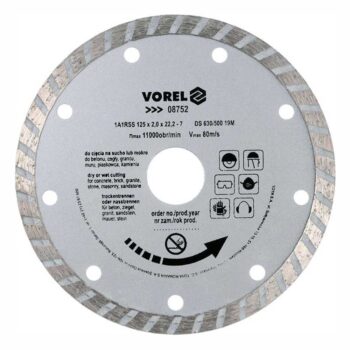 Teemantlõikeketas 125mm betoonile turbo