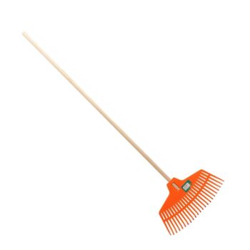 Lehereha plast 435mm 23 piid puitvarrega