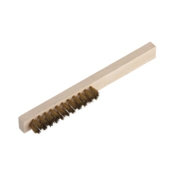 Käsihari 220mm 4-realine messingtraat puitkäepide *