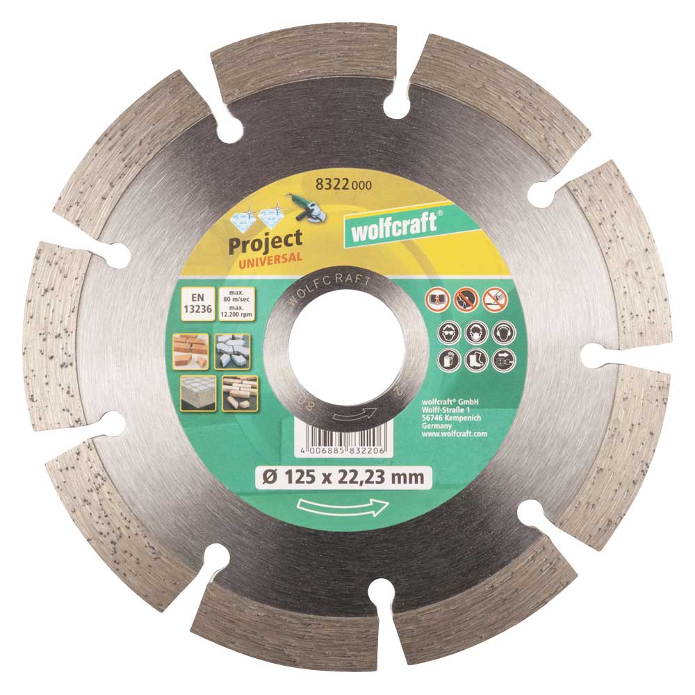 Teemantlõikeketas 125x10x22,23 PRO universaal *