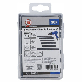 Termokahaneva rüüsi komplekt 90 osa mustad