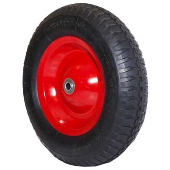 Käruratas 14″ 3.50-8 nõellaager 16mm plekkvelg