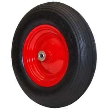 Käruratas 16″ 4.00-8 nõellaager 16mm plekkvelg