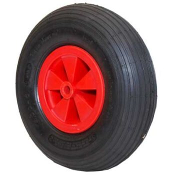 Käruratas 13″ 4.00-6 võll 16mm plastvelg