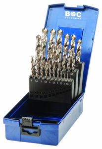 Metallipuuride komplekt HSS-G, DIN338, 25-osaline, metallkarbis: 1,0-13,0 mm. PROFI BASIC