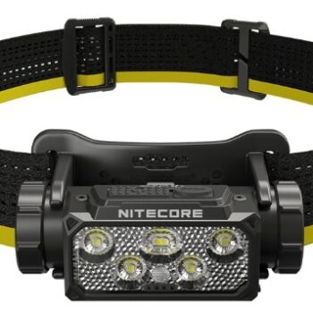 Nitecore HC60 UHE 1600lm USB-C laetav pealamp. 1600lm, valgusvihu ulatus kuni ca.157m. LED laetav. IP68.
