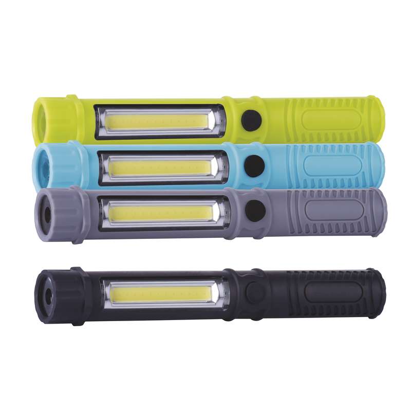 Taskulamp 3W + 1 × LED - 3× AAA / alusel 16tk 24 × 168mm