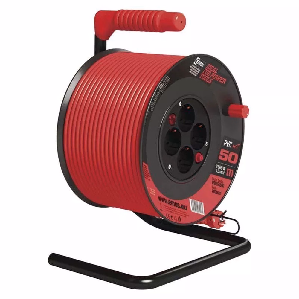 Kaablitrummel 50m 3x1.5mm² H05VV-F3G