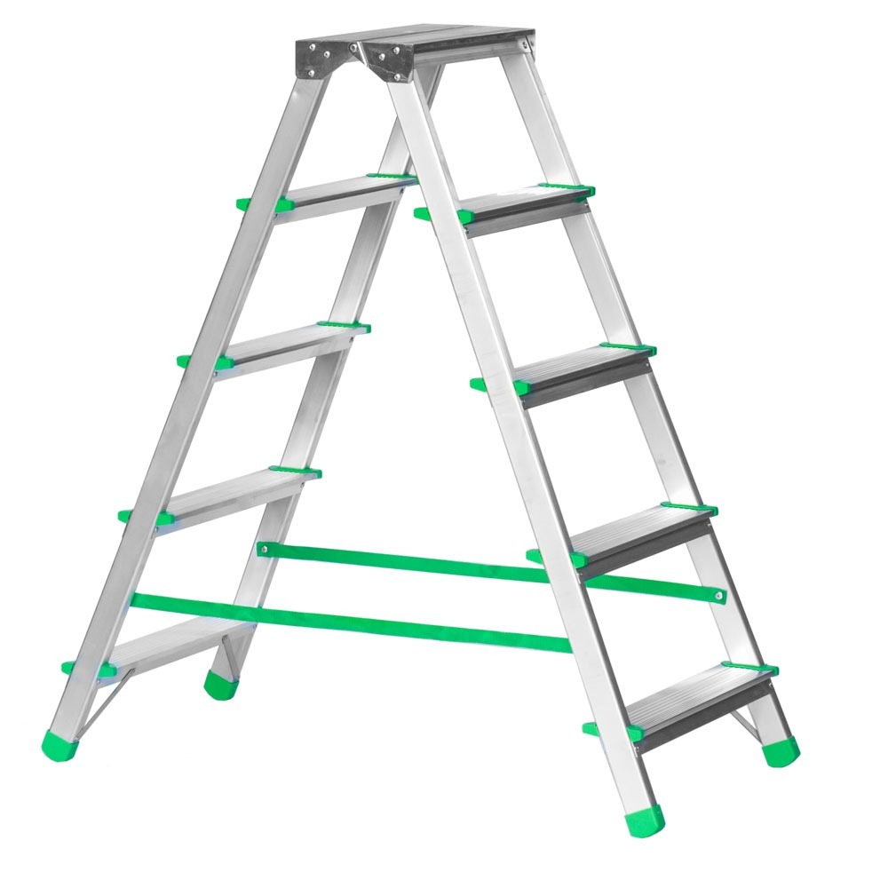 Kahepoolne treppredel 2x5 astet 150kg