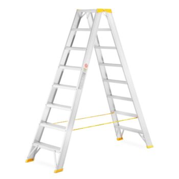 Kahepoolne treppredel 2×8 astet 150kg Forte