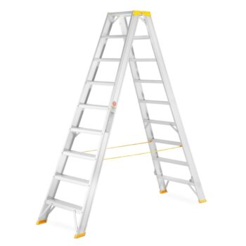 Kahepoolne treppredel 2×9 astet 150kg Forte