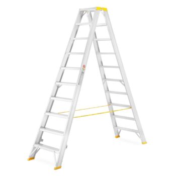 Kahepoolne treppredel 2×10 astet 150kg Forte