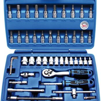 Padrunvõtmete komplekt 1/4″ 46 osa tollmõõt **