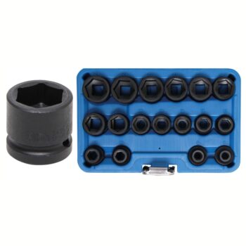 Jõupadrunite komplekt 1/2″ 17 osa ekstra madal *