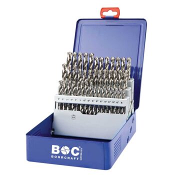 Metallipuuride HSS-E (Co 5) komplekt 41-osa 6,0 – 10,0 x 0,1 mm DIN 338-G BC