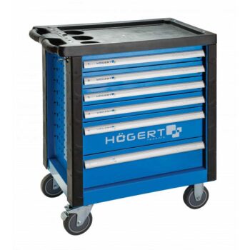 Tööriistakäru 6 sahtlit 214 osa