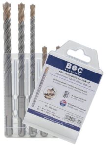 Betoonipuuride komplekt QX  Bohrcraft. 4-lõikeservaga, 5 osaline.