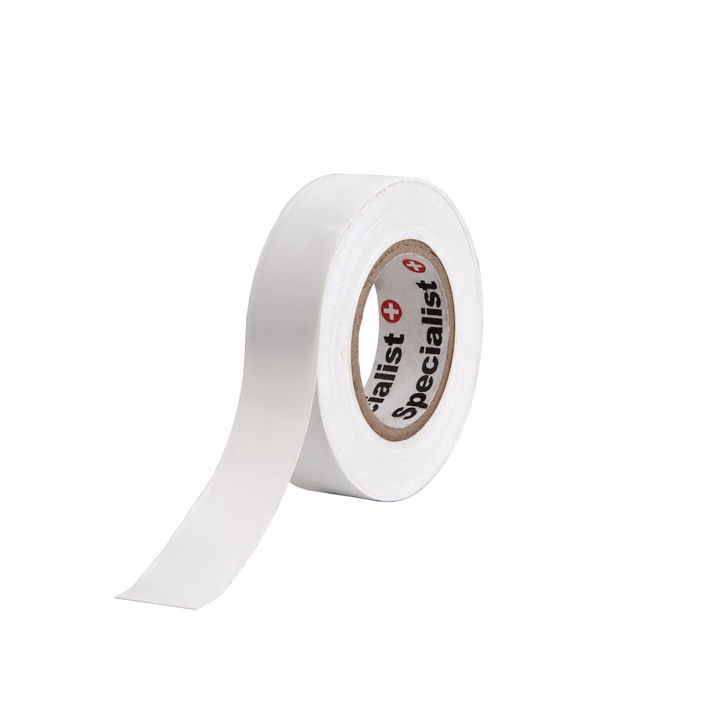 Elektriku isolatsiooniteip, 0,13 x 19 mm, valge, 20 m - Pilt 3