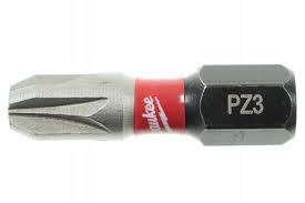Otsak PZ3 x 25mm 1/4″ Milwaukee