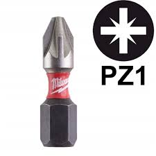 Otsak PZ1 x 25mm 1/4″ Milwaukee