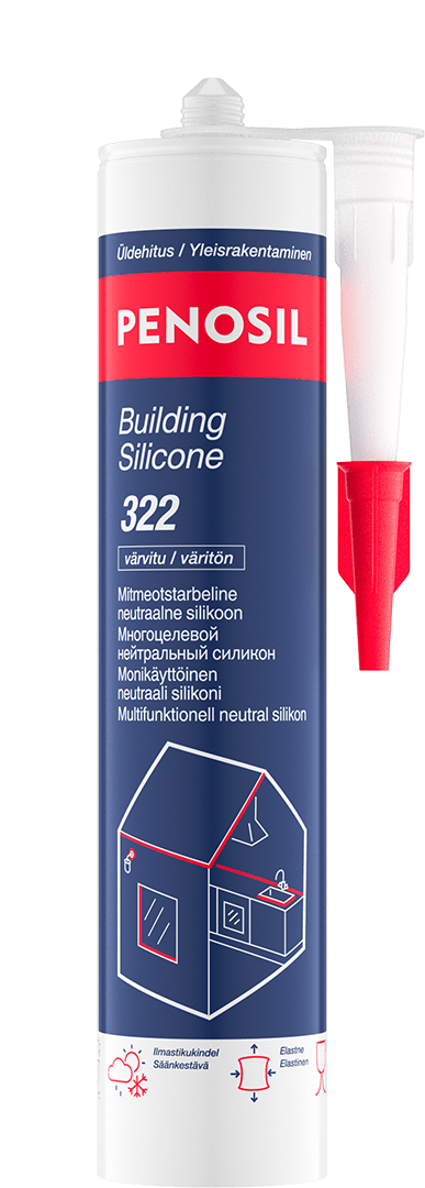 Penosil Building Silicone 322 transparent (low viscosity) 300ml