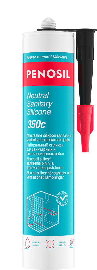 Penosil Neutral Sanitary Silicone 350c black 280ml