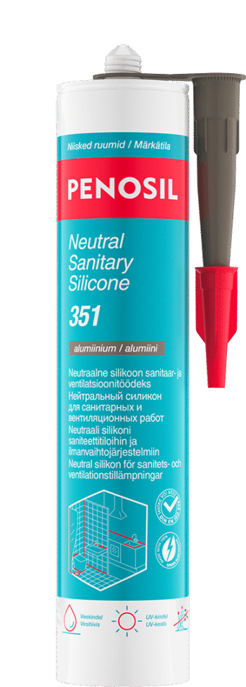 Penosil Neutral Sanitary Silicone 351 aluminium 280ml