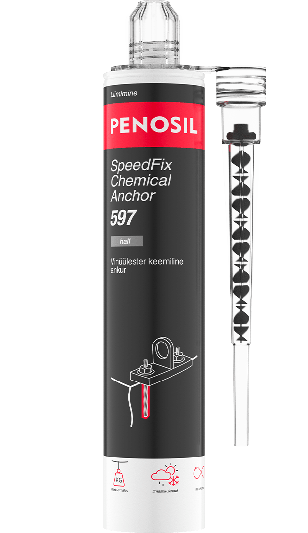 PENOSIL SpeedFix Chemical Anchor 597 300ml Grey EE