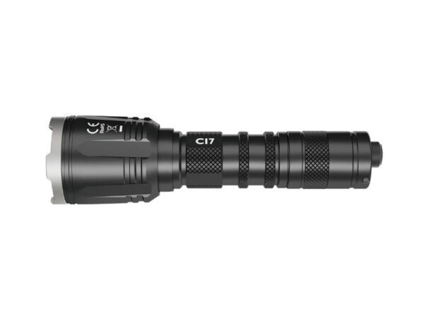 Nitecore CI7 taktikaline taskulamp – kahe väljundiga, 2500 lm valge ja 7000 mW infrapuna, IP68, anodeeritud alumiinium