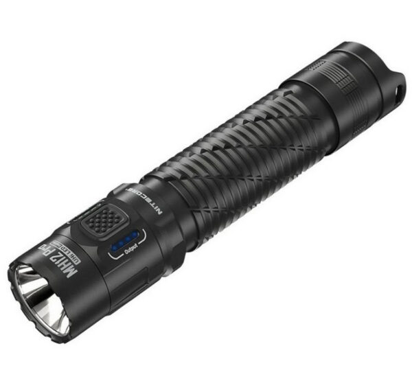 Nitecore MH12 Pro taskulamp – 3300 luumenit, 505 m valgusvihk, USB-C laadimine, 5300mAh aku, IP68, alumiinium