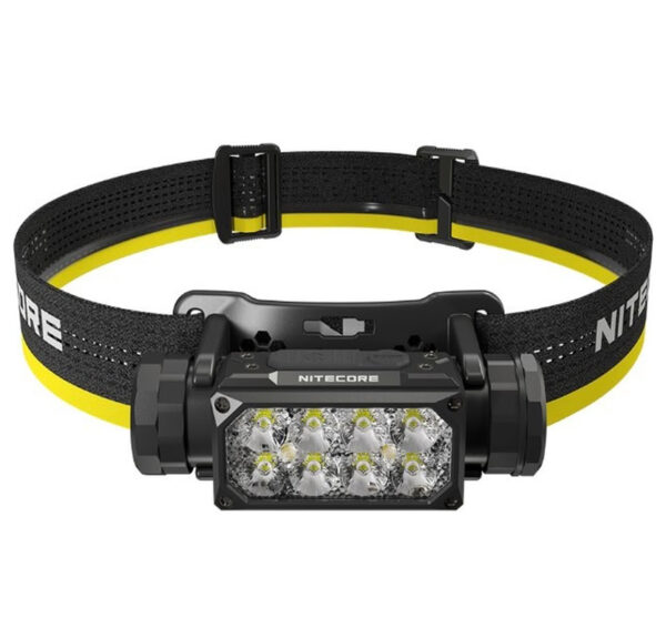 Nitecore HC65 UHE pealamp – 2000 luumenit, 8-tuumaline UHE LED, USB-C laadimine, 82 h tööaeg, IP68 veekindlus