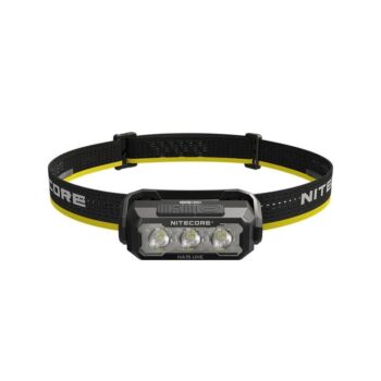 Nitecore HA15 UHE pealamp – 400 luumenit, valge ja punane valgus, AA või 14500 aku, ülikerge 43 g, IP66