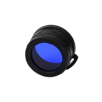 Nitecore NFB40 sinine filter – MH25 Pro taskulambile, löögikindel, kiire paigaldus, ilmastikukindel