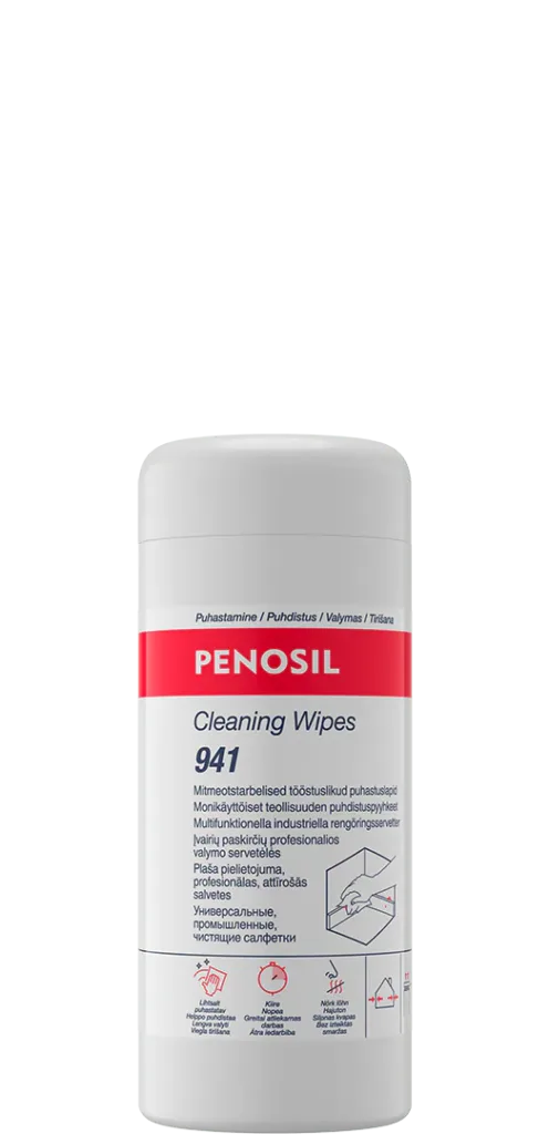 Penosil Cleaning Wipes 941. Mitme otstarbelised tööstuslikud puhastuslapid.