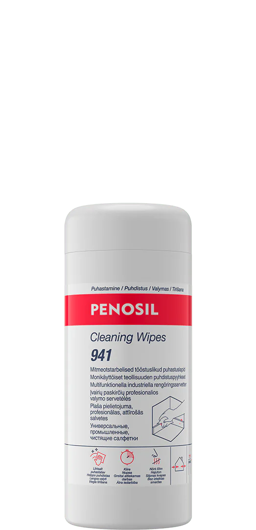 Penosil Cleaning Wipes 941. Mitme otstarbelised tööstuslikud puhastuslapid.