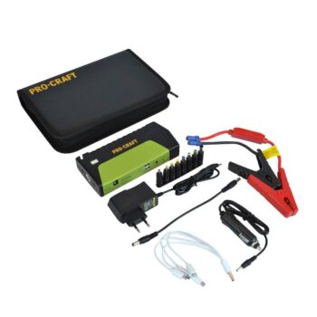Käivitusabi ja akupank 10000 mAh Procraft JS-10, 400A (stardiabi-taskuformaat)