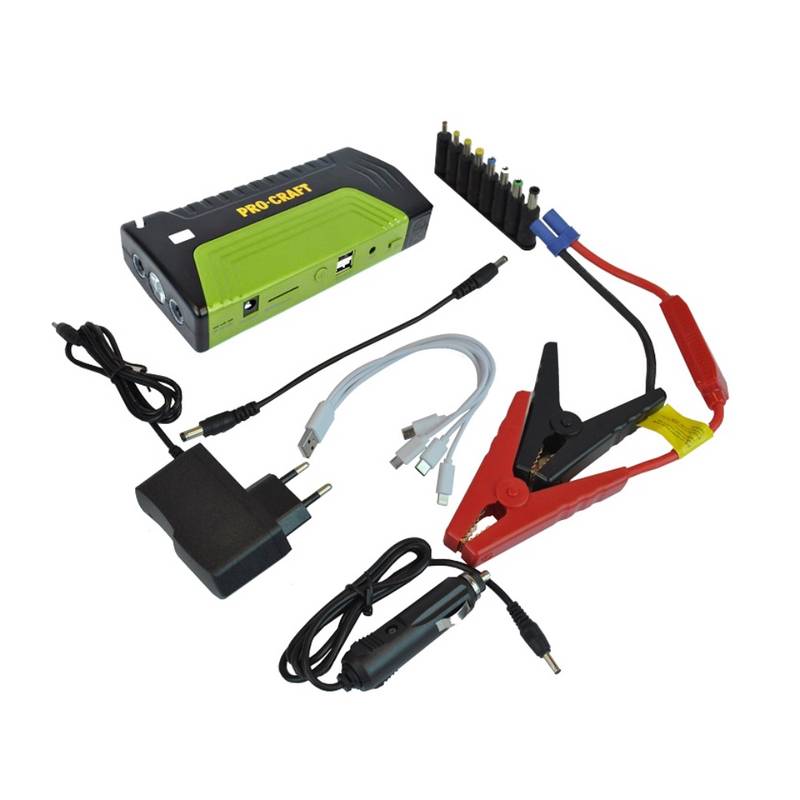 Käivitusabi ja akupank 10000 mAh Procraft JS-10, 400A (stardiabi-taskuformaat) - Pilt 5