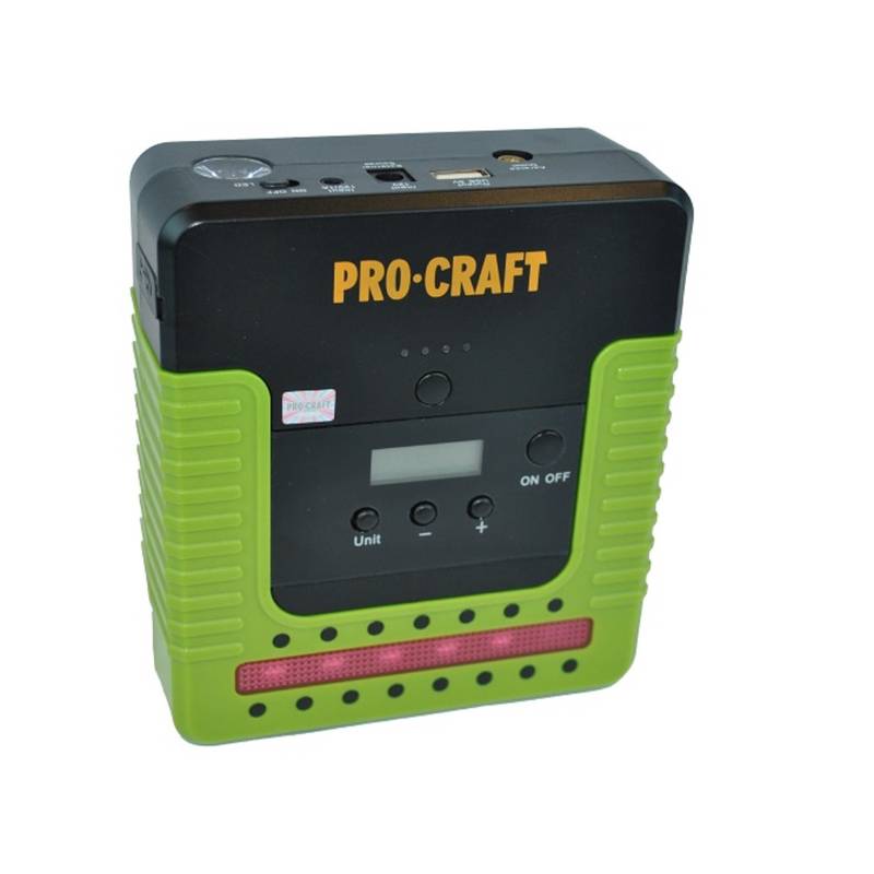 Käivitusabi ja kompressor 12000 mAh Procraft JSAP-12, 600A (stardiabi-akupank) - Pilt 5