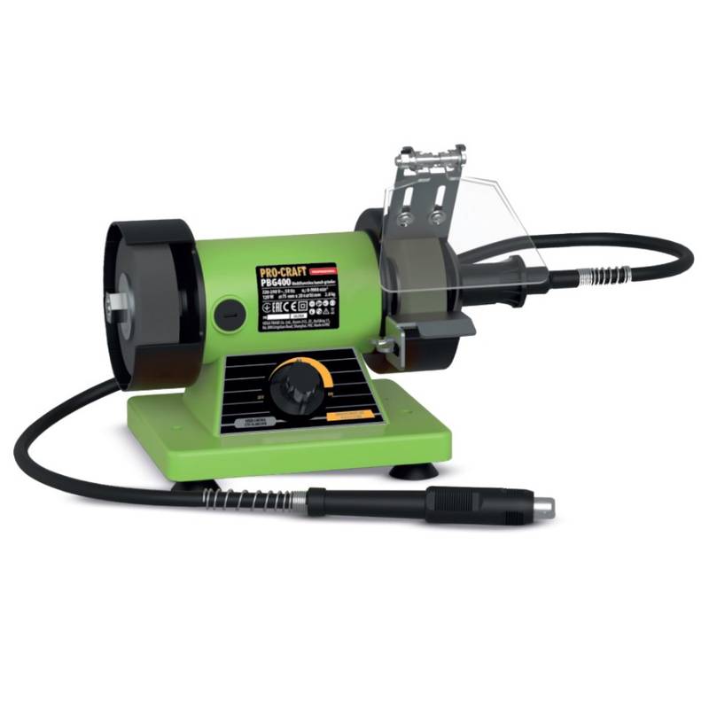 Procraft PBG400 kahe kettaga lauakäi koos painduva võlliga.