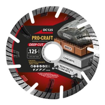 Teemantlõikeketas 125 x 1,4 x 22.23 mm Procraft DC125