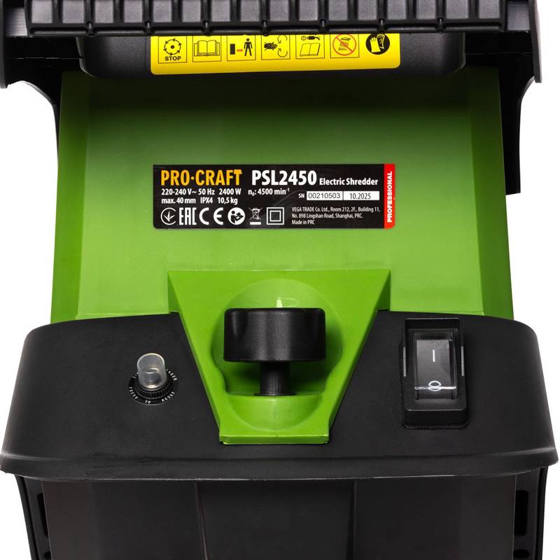 Procraft PSL2450 elektriline oksapurustaja 2400 W - Pilt 6