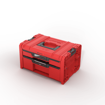 Tööriistakohver Qbrick Pro 2.0 Expert 2 sahtlit, RED ULTRA HD, 14 L